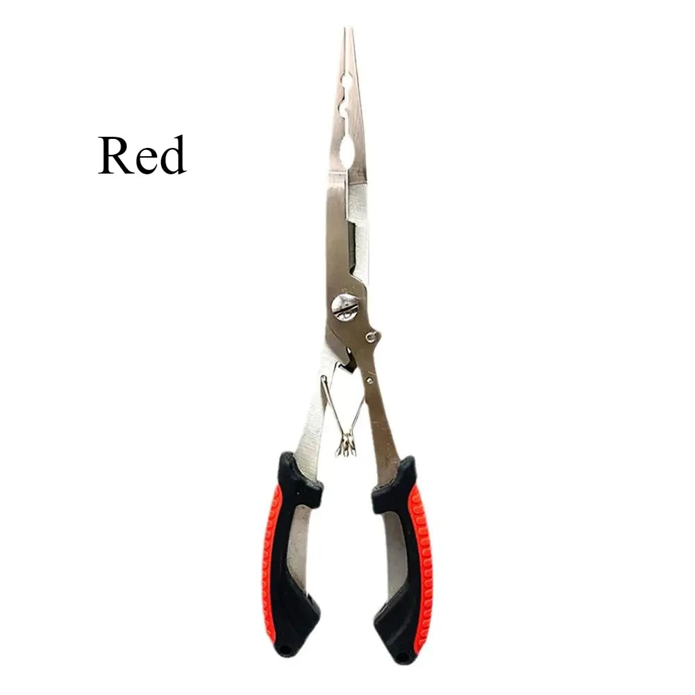 1Pc 21.5Cm Stainless Steel Fishing Pliers Multifunctional Fishing Scissors Fishing Accessories Fishing Pliers Gripper