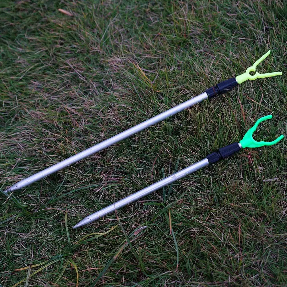50/80Cm Fishing Bankstick Adjustable Extending Rod Rest Telescopic Fishing Stand Holders Fishing Rod Bracket Fishing Accessories