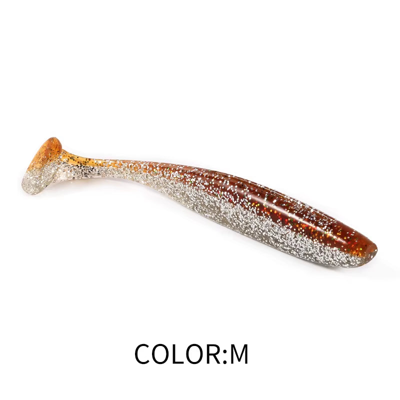 2021  Shiner 50Mm 75Mm 100Mm Fishing Lures Soft Artificial Bait Easy for Hooking up Big Pike