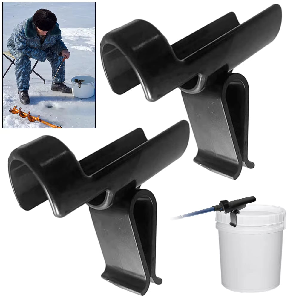 2 Pcs Fishing Rod Rack Fishing Rod Pole Stand Multifunctional Ice Fishing Rod Holder Fishing Rod Tool Fishing Rod Organizer
