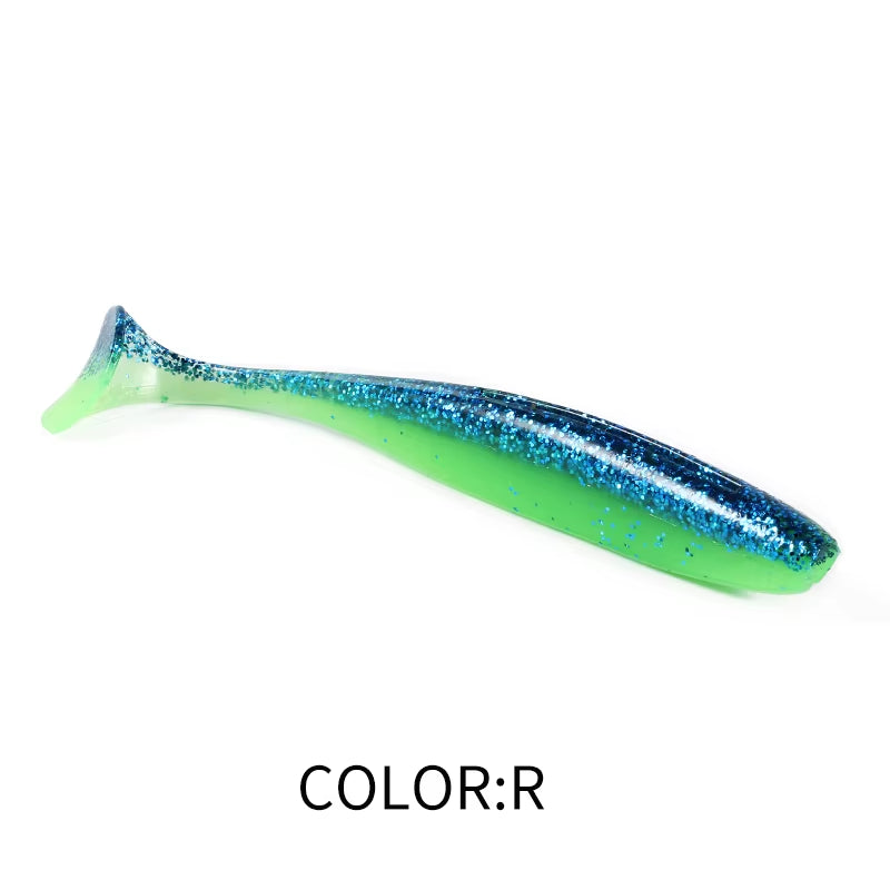 2021  Shiner 50Mm 75Mm 100Mm Fishing Lures Soft Artificial Bait Easy for Hooking up Big Pike