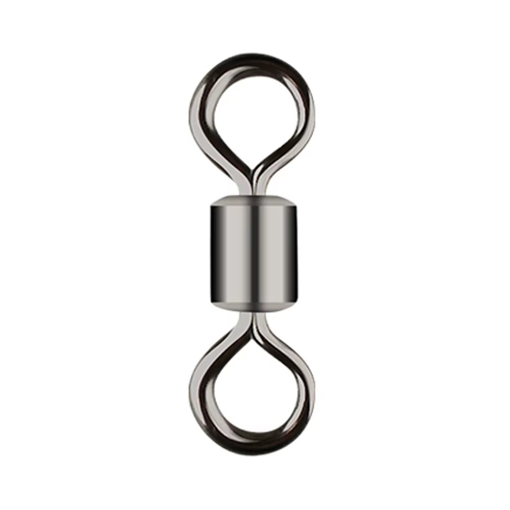 100Pcs Fishing Colorful Fishing Connector American Swivel Ring 8 Fishing Gear Professional Fishing Accessories Tackle