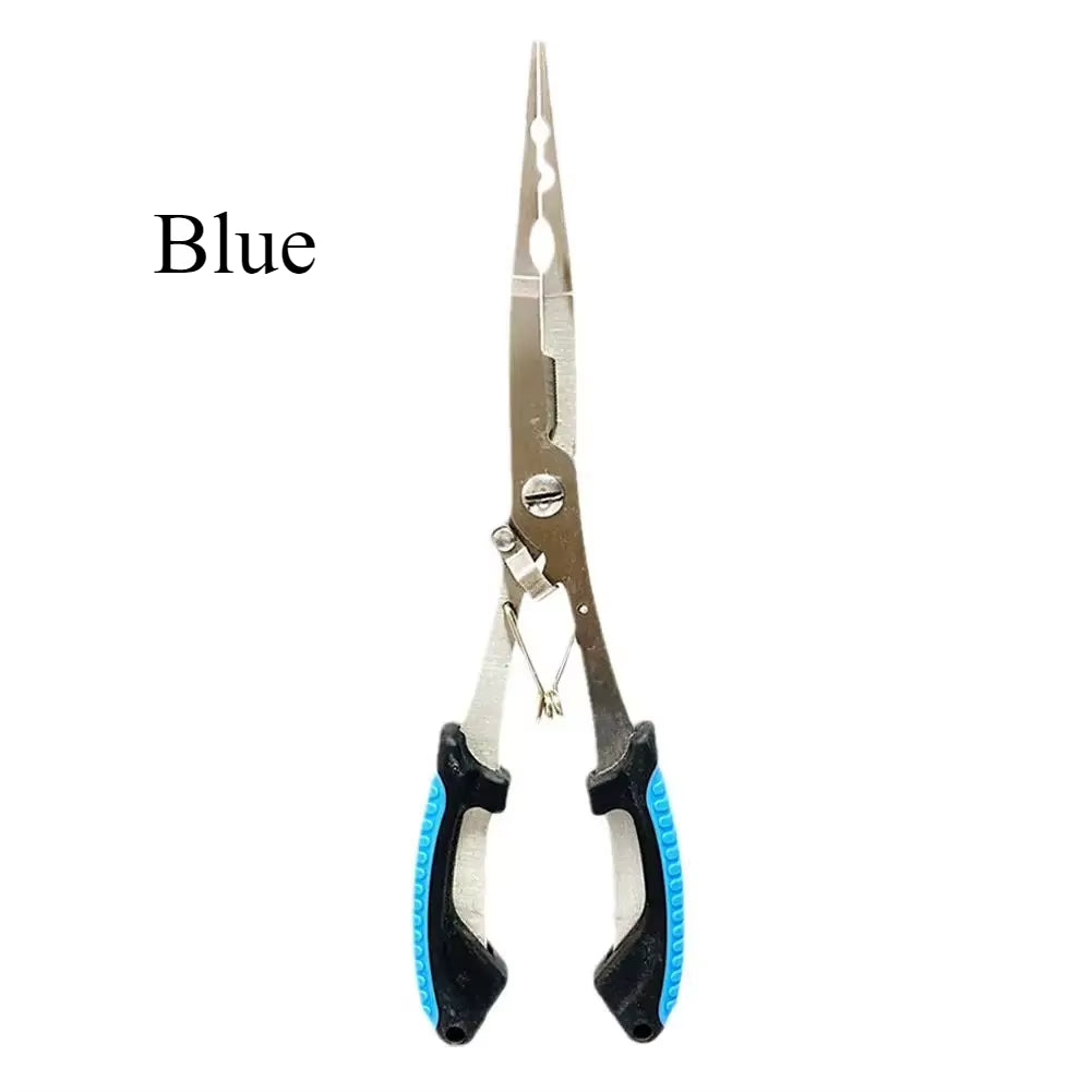 1Pc 21.5Cm Stainless Steel Fishing Pliers Multifunctional Fishing Scissors Fishing Accessories Fishing Pliers Gripper