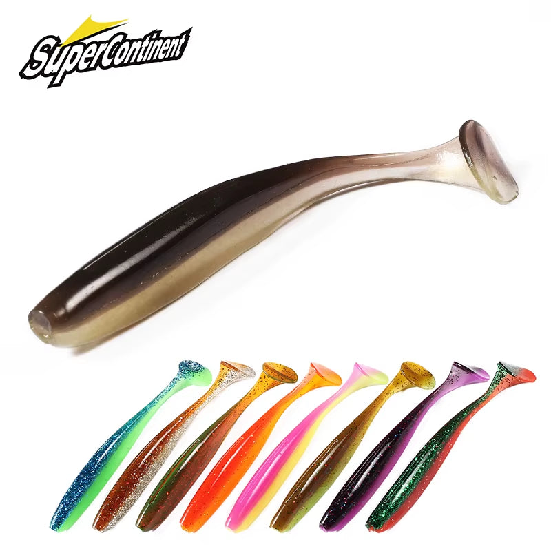 2021  Shiner 50Mm 75Mm 100Mm Fishing Lures Soft Artificial Bait Easy for Hooking up Big Pike