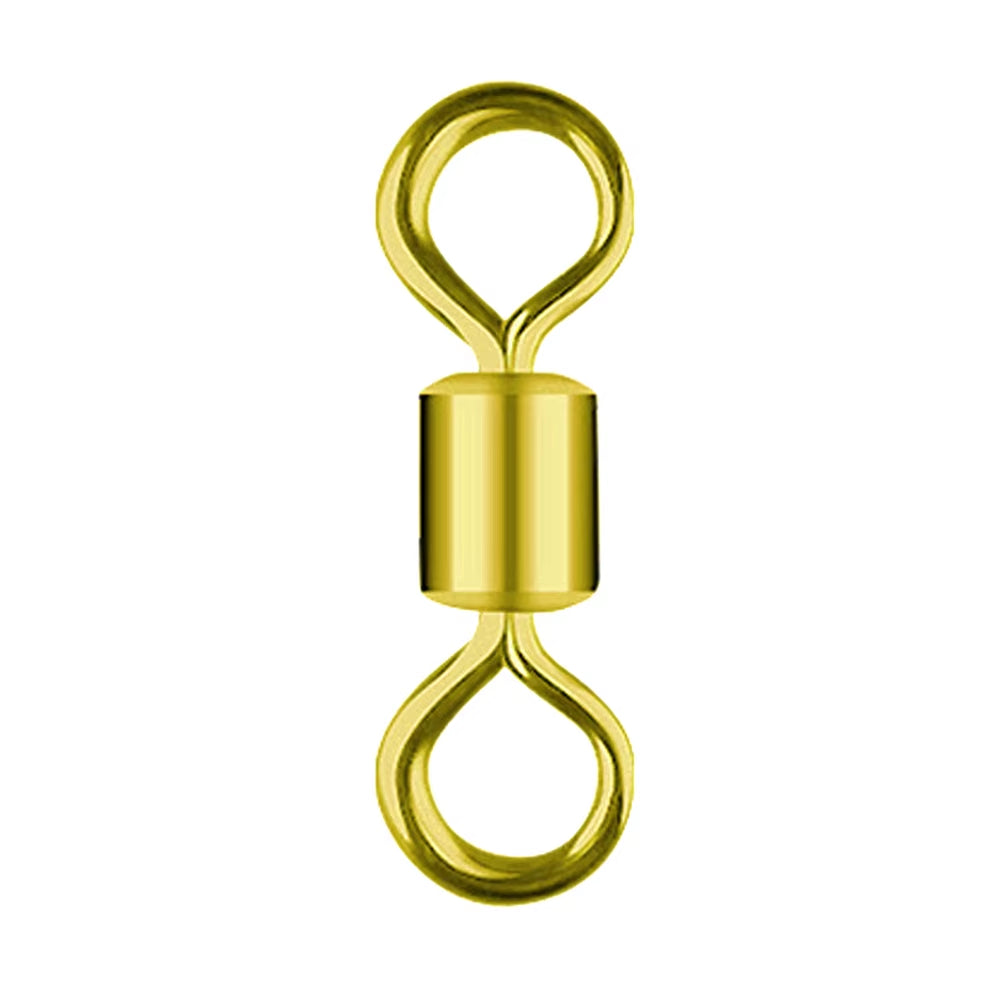 100Pcs Fishing Colorful Fishing Connector American Swivel Ring 8 Fishing Gear Professional Fishing Accessories Tackle