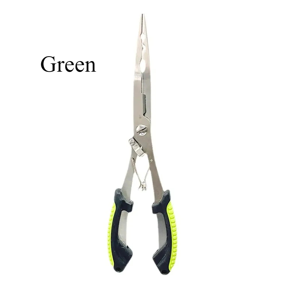 1Pc 21.5Cm Stainless Steel Fishing Pliers Multifunctional Fishing Scissors Fishing Accessories Fishing Pliers Gripper