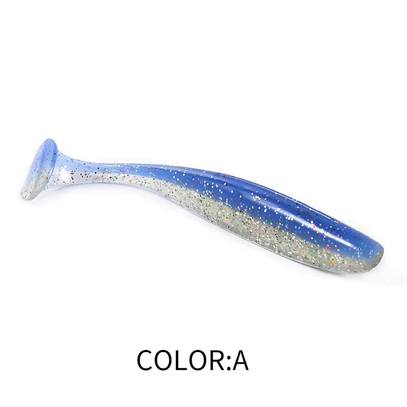 2021  Shiner 50Mm 75Mm 100Mm Fishing Lures Soft Artificial Bait Easy for Hooking up Big Pike
