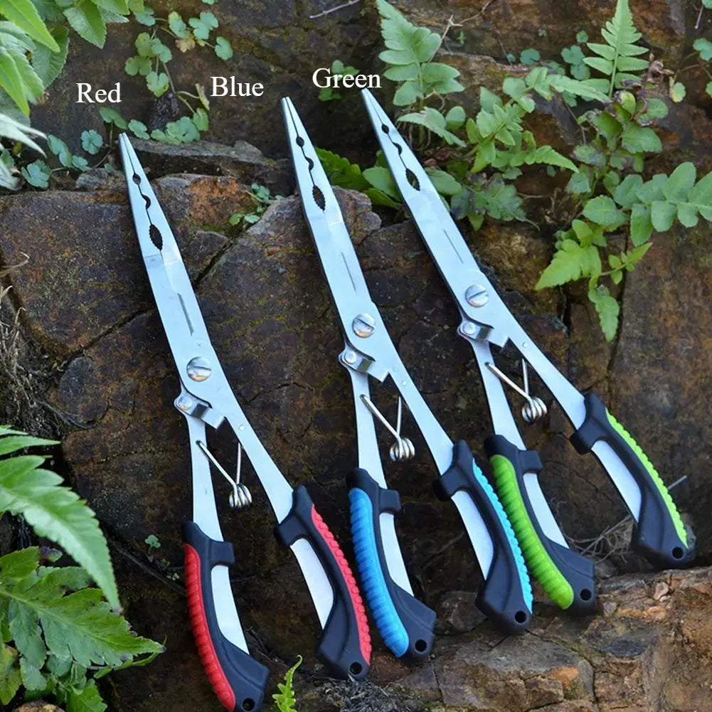 1Pc 21.5Cm Stainless Steel Fishing Pliers Multifunctional Fishing Scissors Fishing Accessories Fishing Pliers Gripper